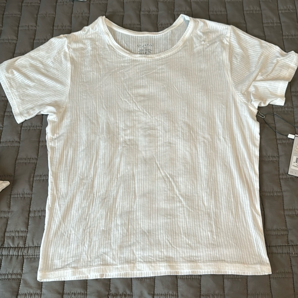 Negative - Whipped Baby Tee - White - L - Whipped boxer is available in size S